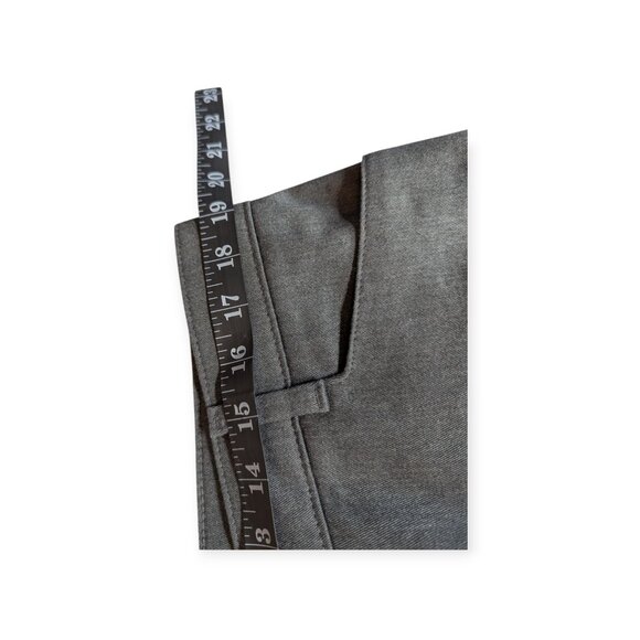 Lee Relaxed Straight Leg at the Waist Gray Women's Long Pants Size 18 Medium - Picture 9 of 14